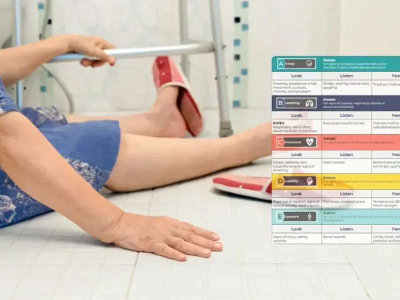 Post-operative fall - using an ABCDE assessment to identify risks